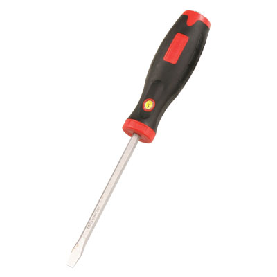 csavarhz,laposfej,egyeneshorny,thet,245mm hossz,ergonmikus,gumrozott markolat,6.5-s,Genius Tools