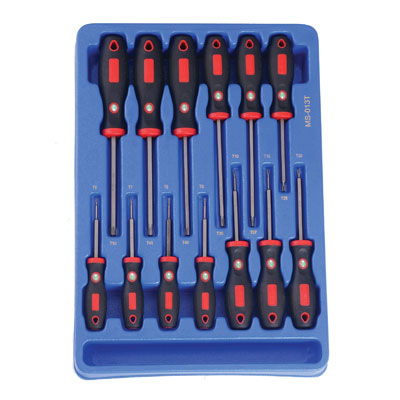 csavarhz,csavarhz kszlet,t-torx,torx kszlet,gumrozott markolat,kszlet,Genius Tools