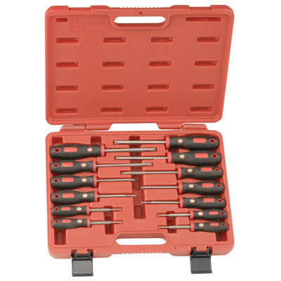 csavarhz,kszlet,torx,t-torx,gumrozott markolat,csavarhz kszlet,Genius Tools