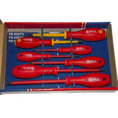 csavarhz,kszlet,szigetelt,csillagfej,philips,ph,laposfej,egyeneshorny,gumrozott markolat,csavarhz kszlet,Genius Tools