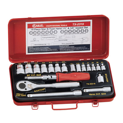 szerszm kszlet,dugkulcs kszlet,torx kszlet,E-torx,krovafej,1/4